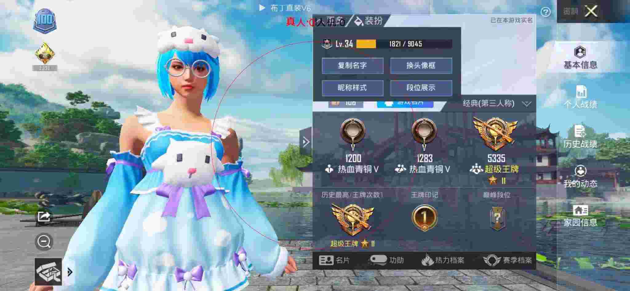 和平精英布丁直装透视 - 和平辅助卡通形象设计辅助预览图